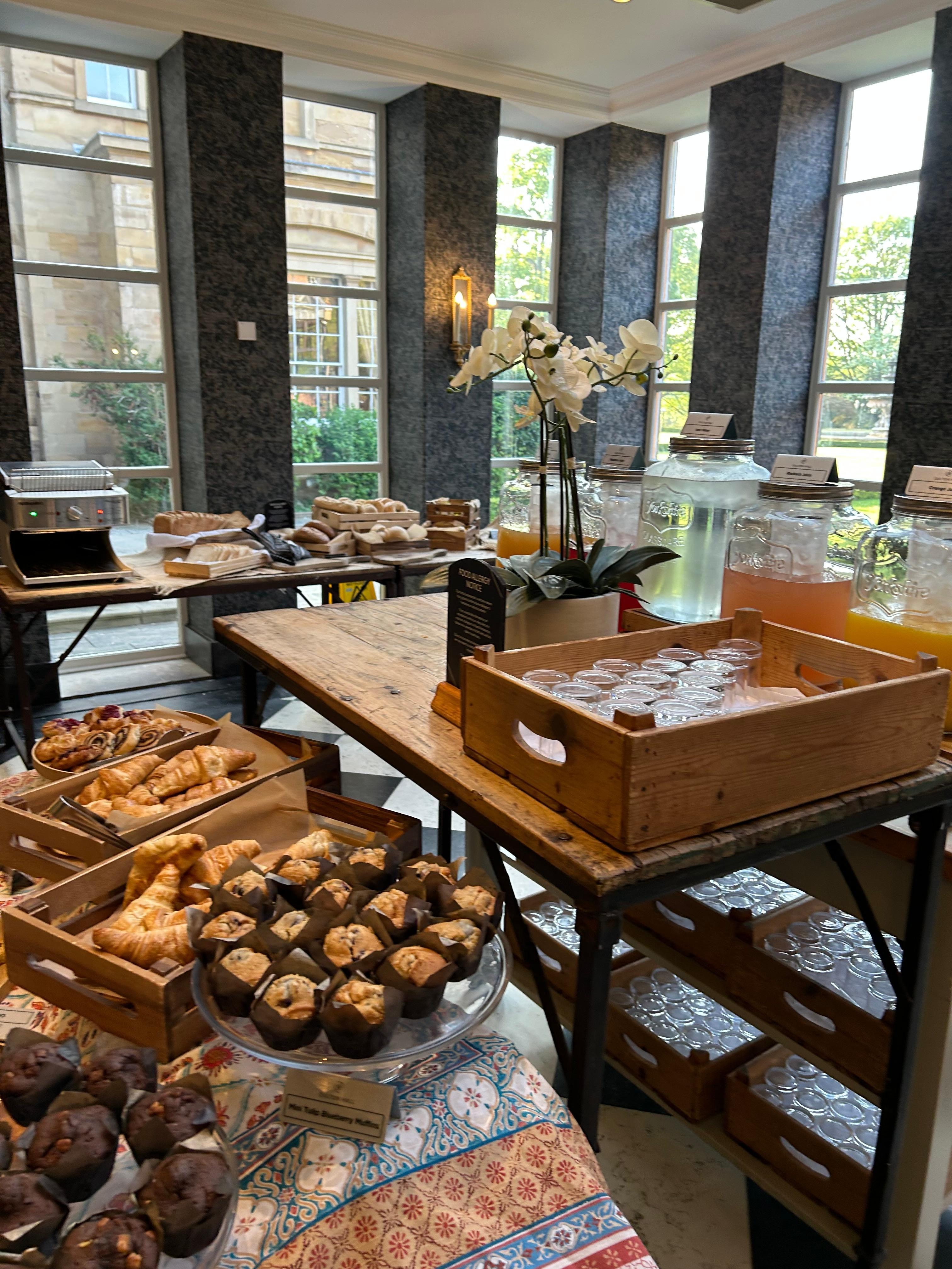 Buffet breakfast