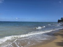 Beach down the street