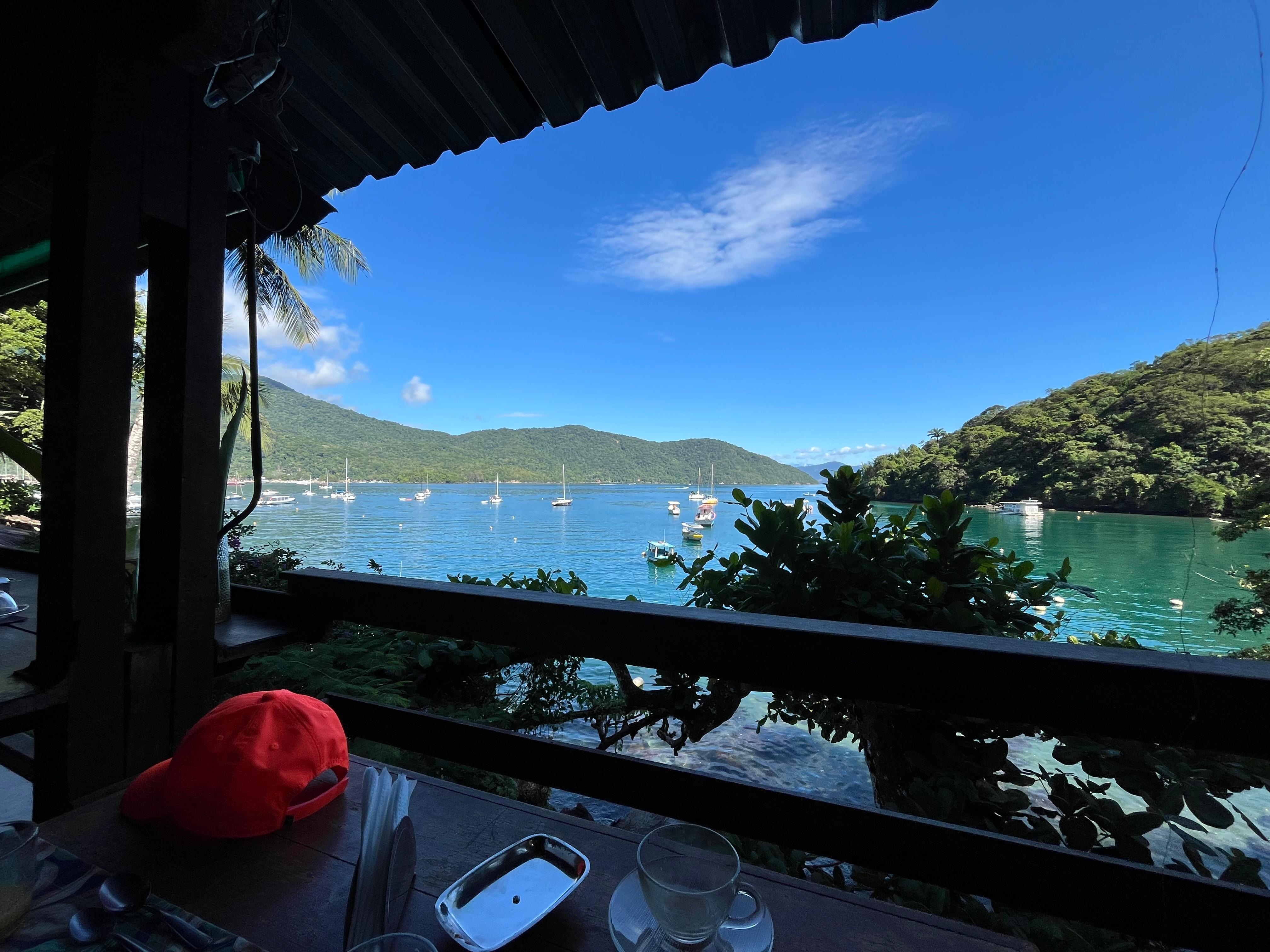 View from breakfast/dinner bar