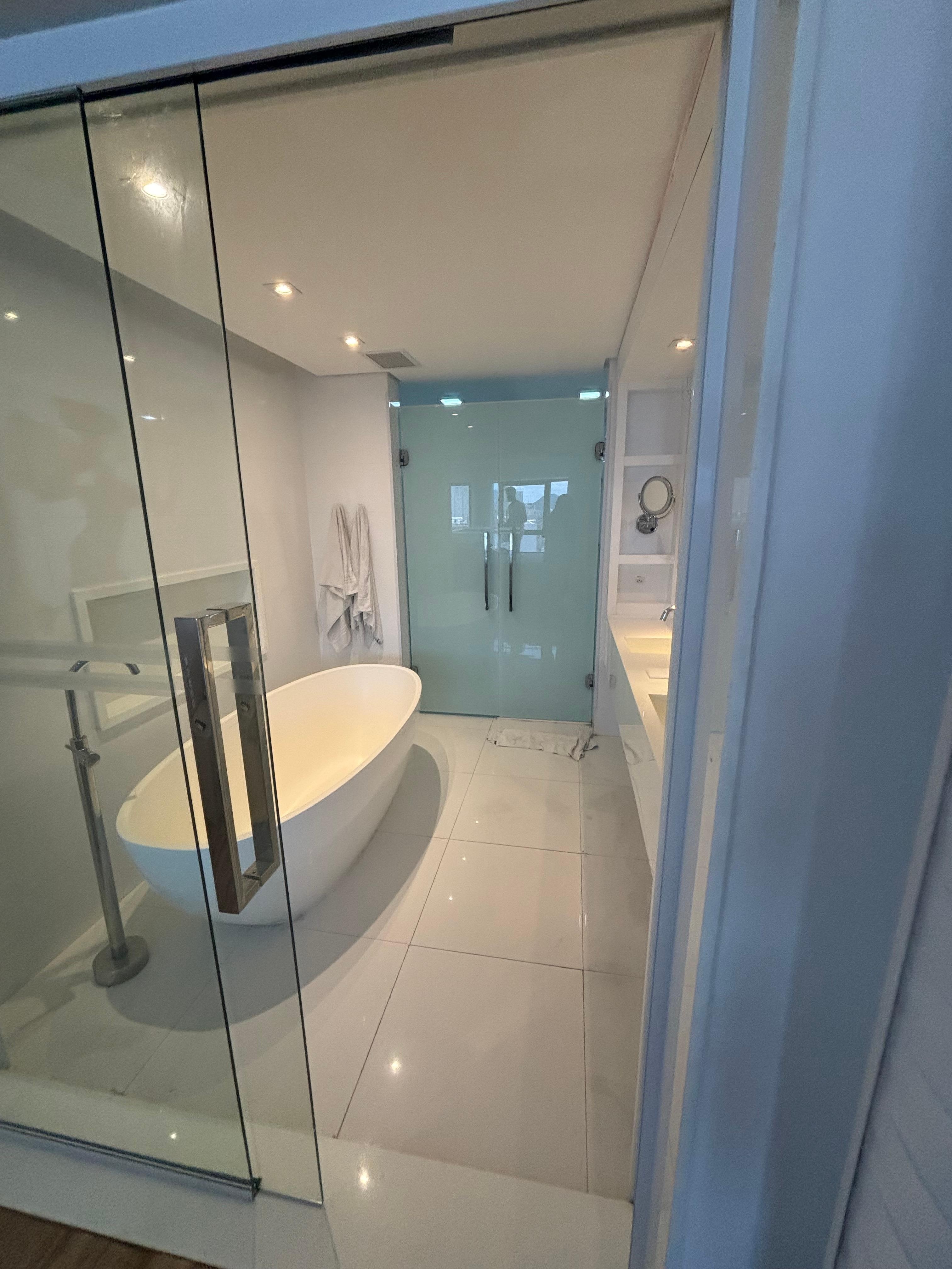 Outer view of restroom 