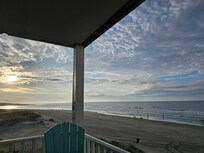 View from the balcony early evening