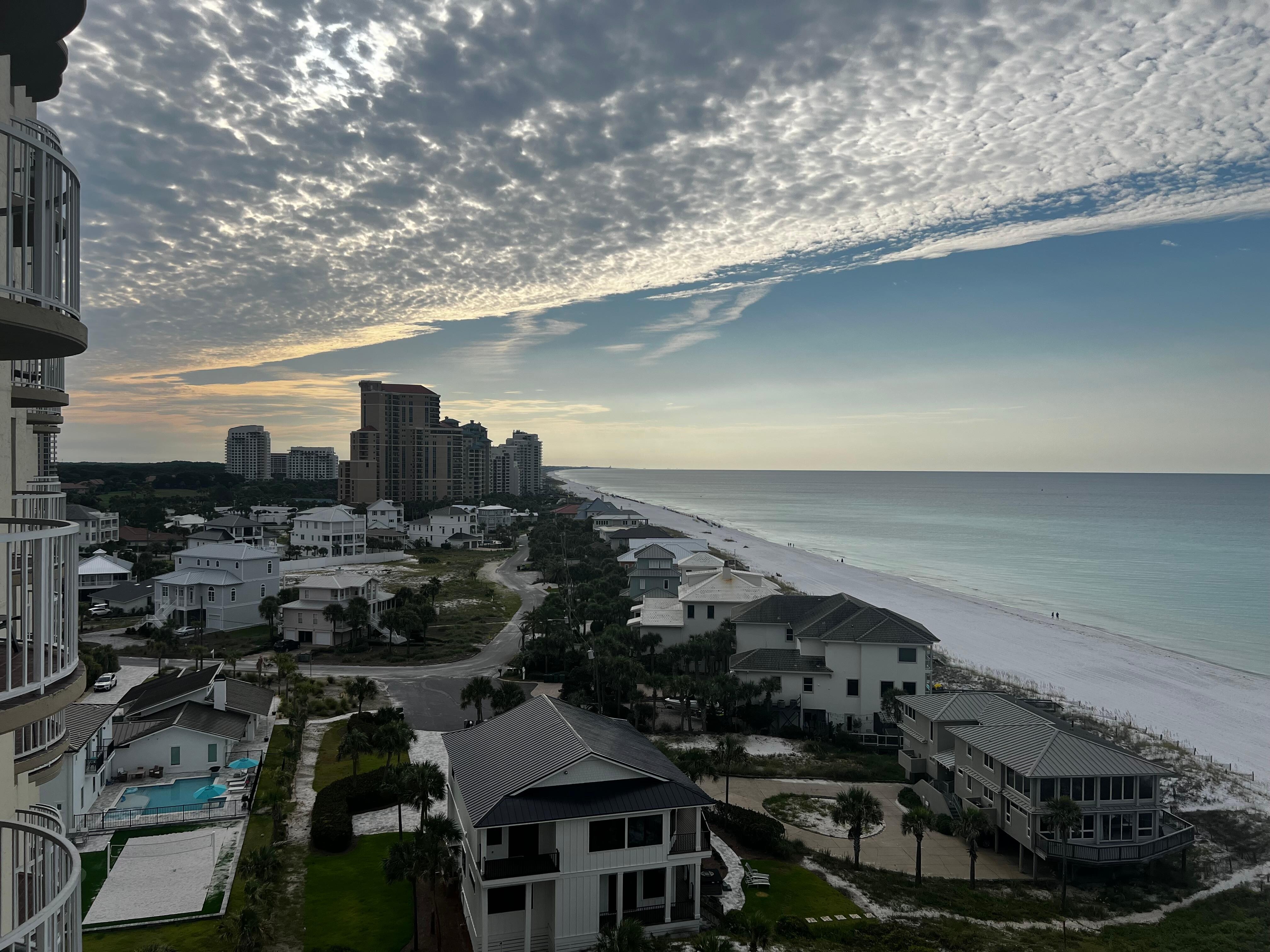 Could see for miles. 