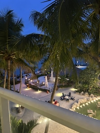 View from our balcony.