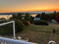 1670 backyard view in the evening.