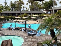 View from room at Catamaran Resort and Spa.