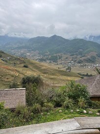 This is the view from the bedroom’s balcony.