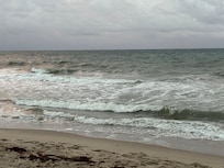 The beach, mere steps away