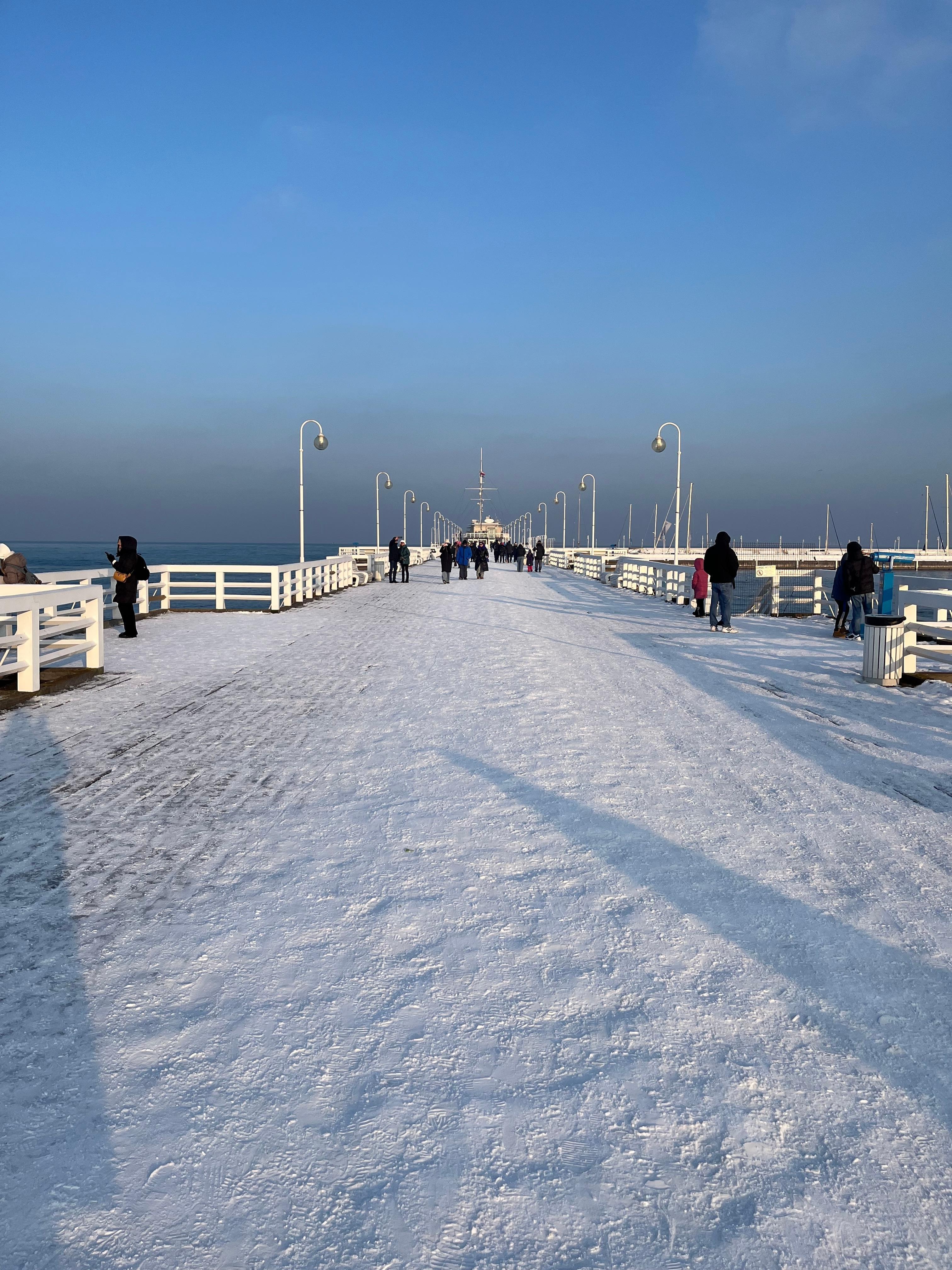The longest pier in Europe (in Sopot)