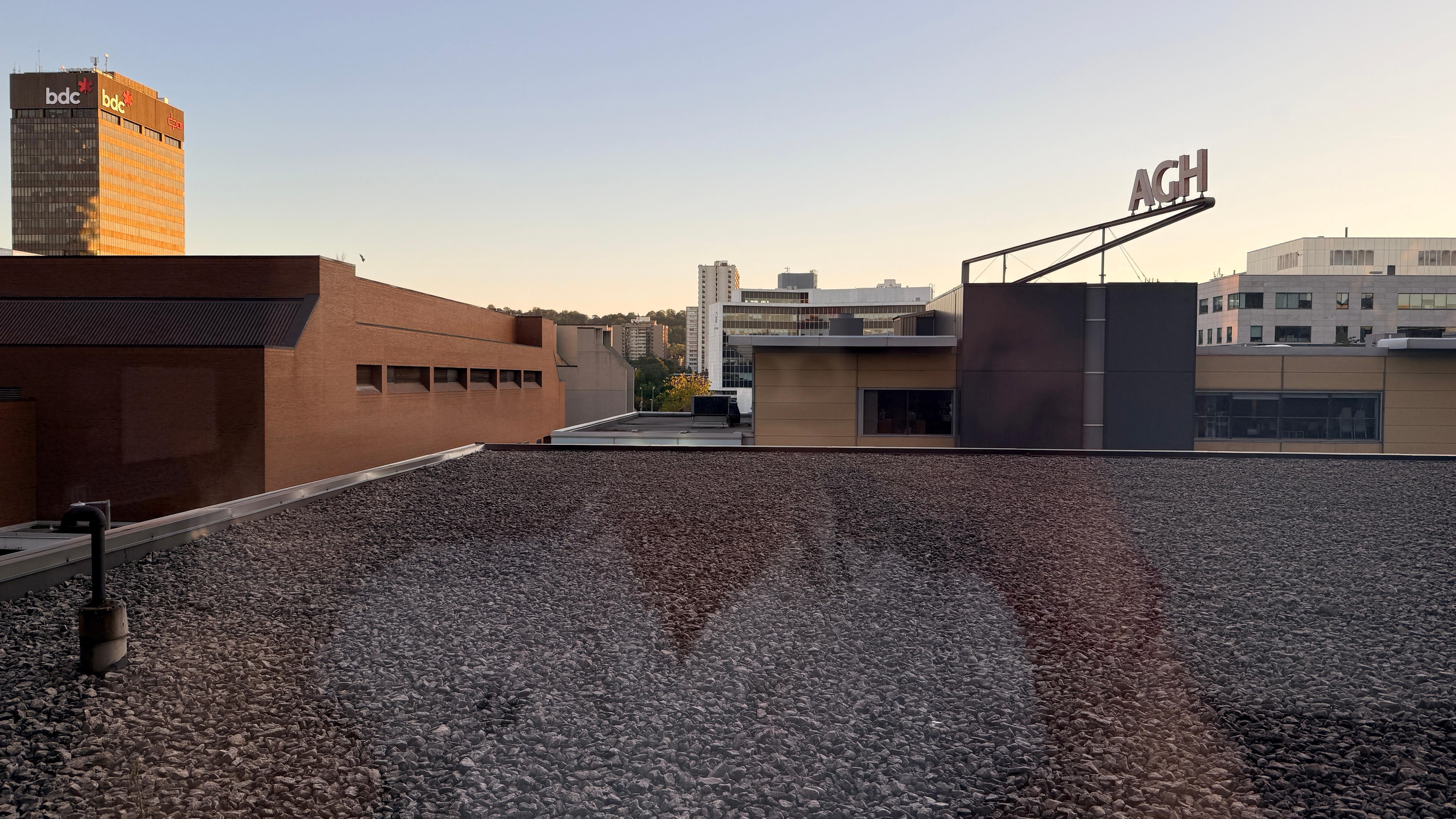 Not the most pleasant view outside the windows.