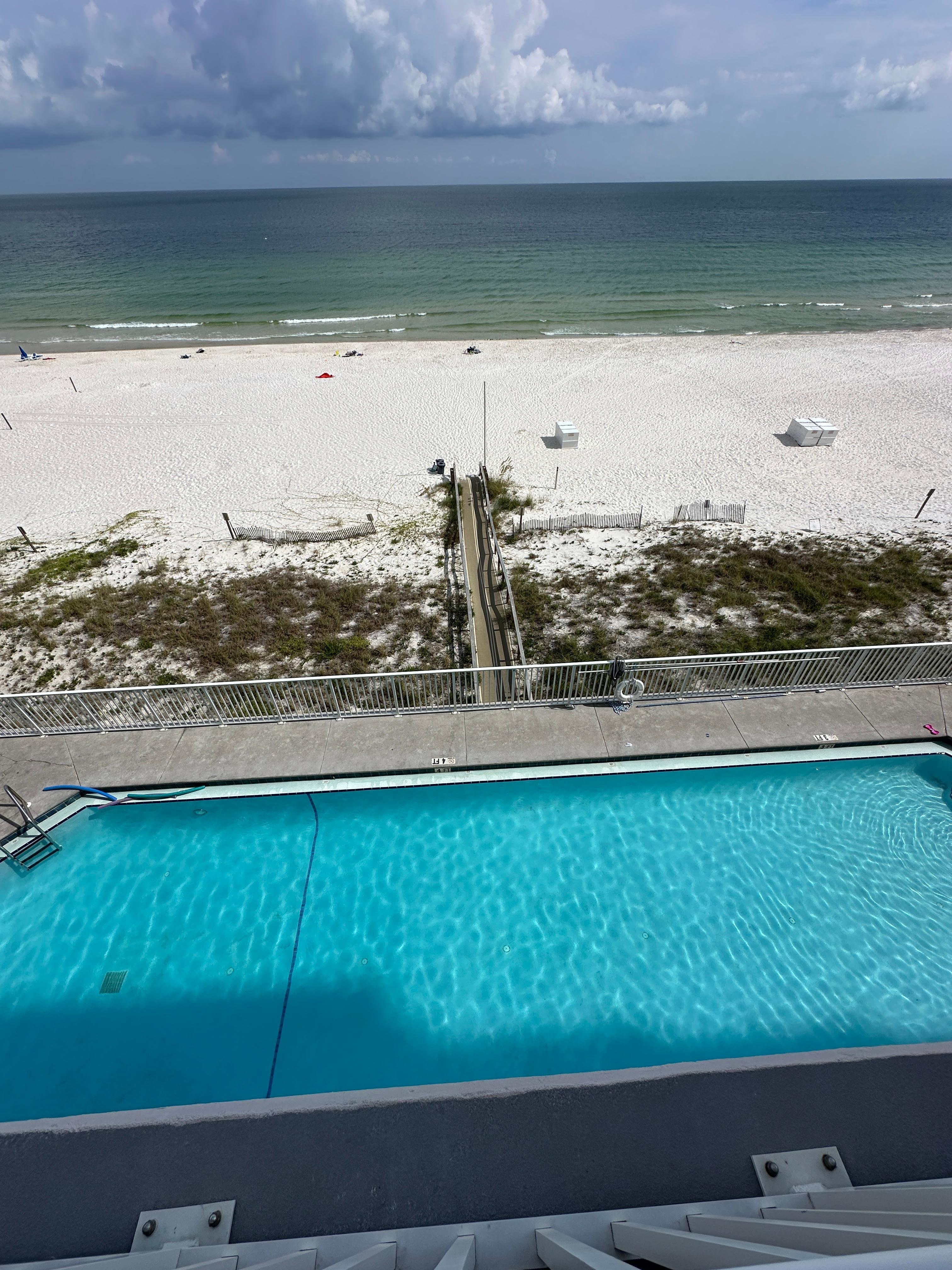 View from our balcony.