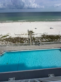 View from our balcony.