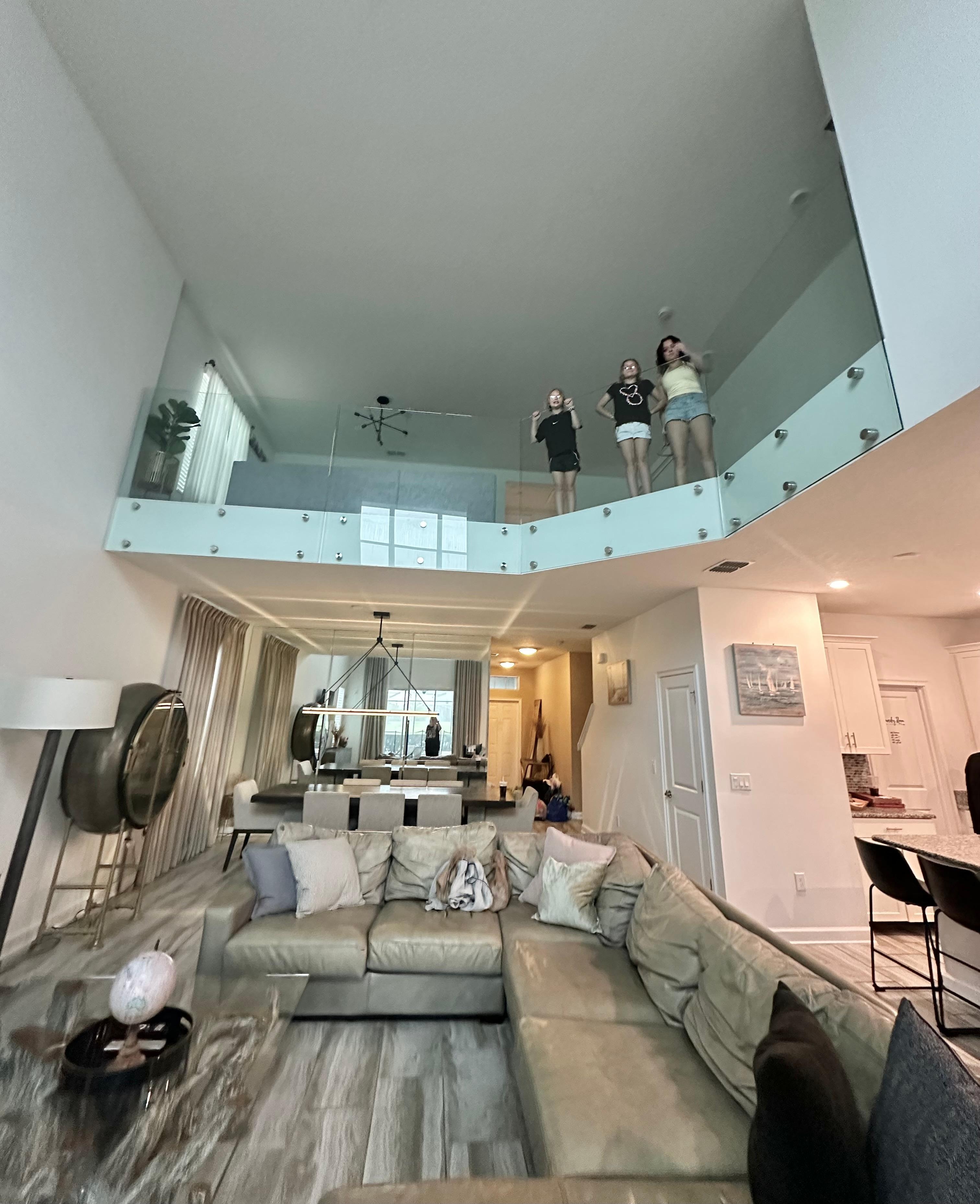 Wide open spaces!  Missing the chandelier/light fixture. 