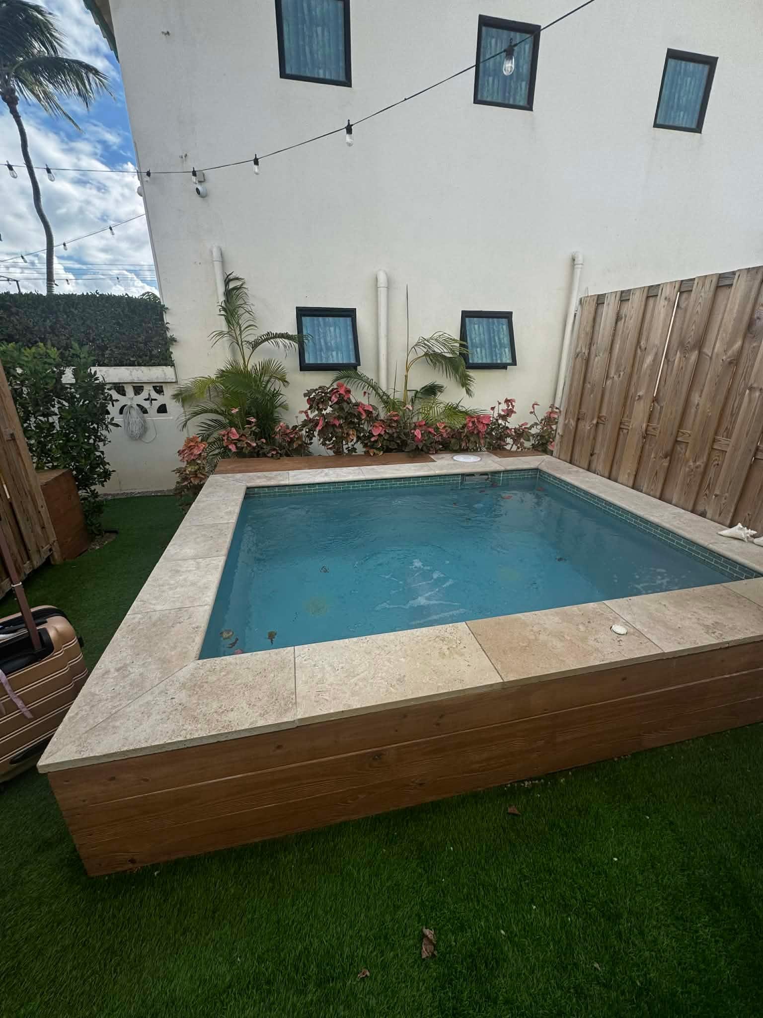 Private pool outside room