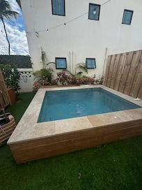 Private pool outside room