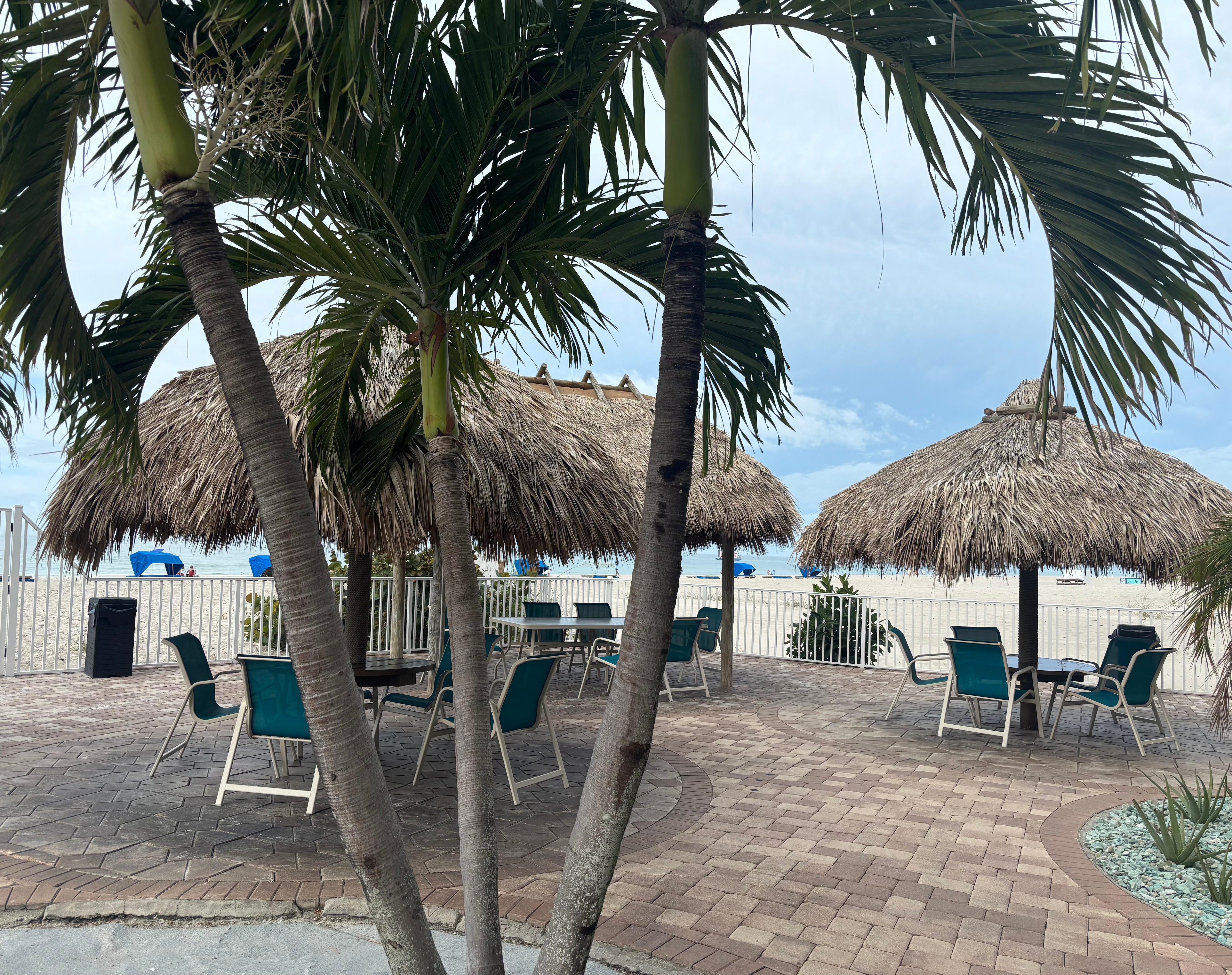 The pool area . Very nice ! 