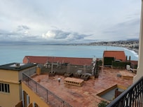 Vue balcon de la chambre