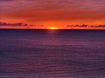 Sunset from the balcony