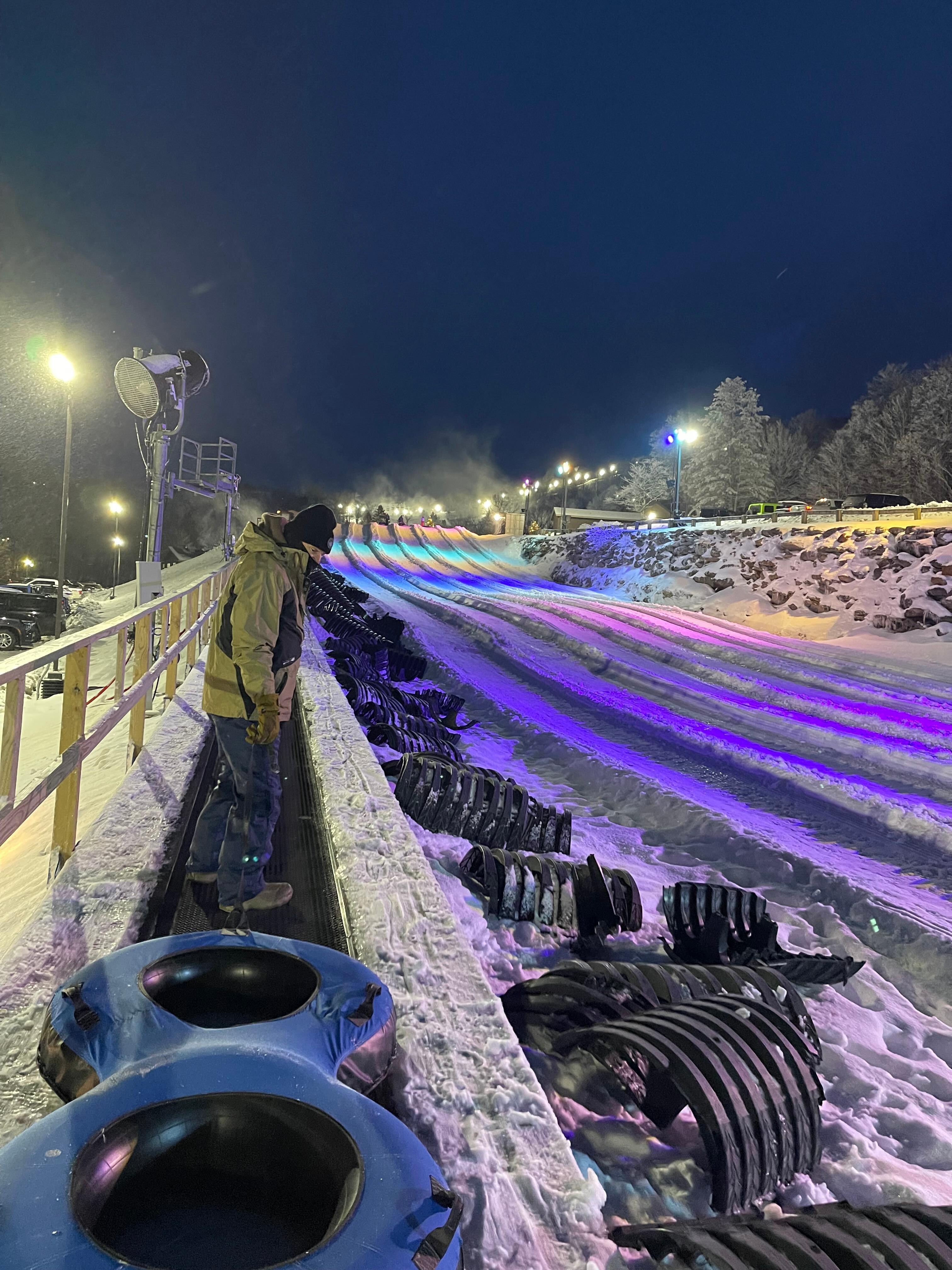 Tubing nearby was the best. 