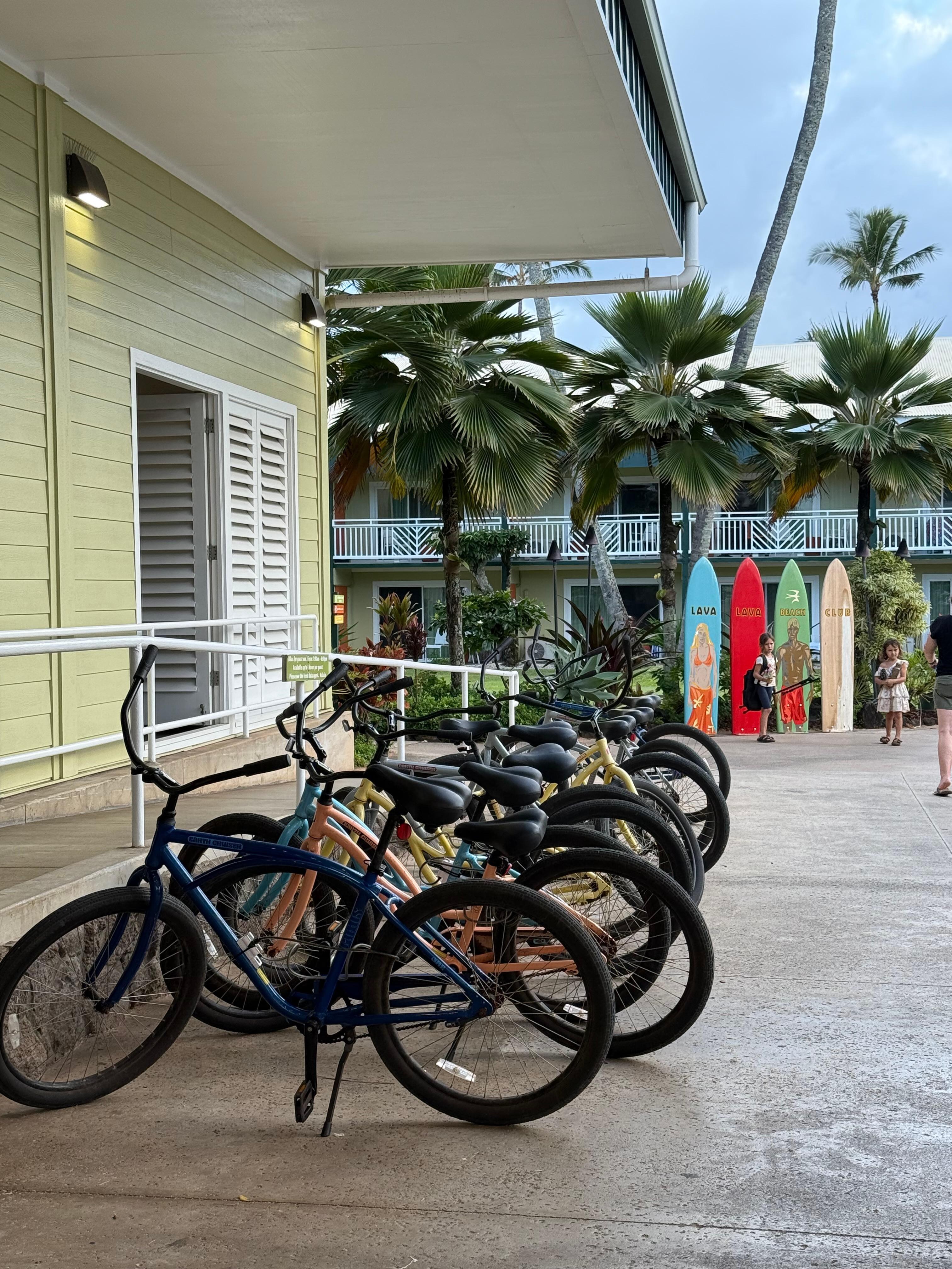 Free Bikes to check out up to 4 hrs at a time- 8 mile ocean front trail