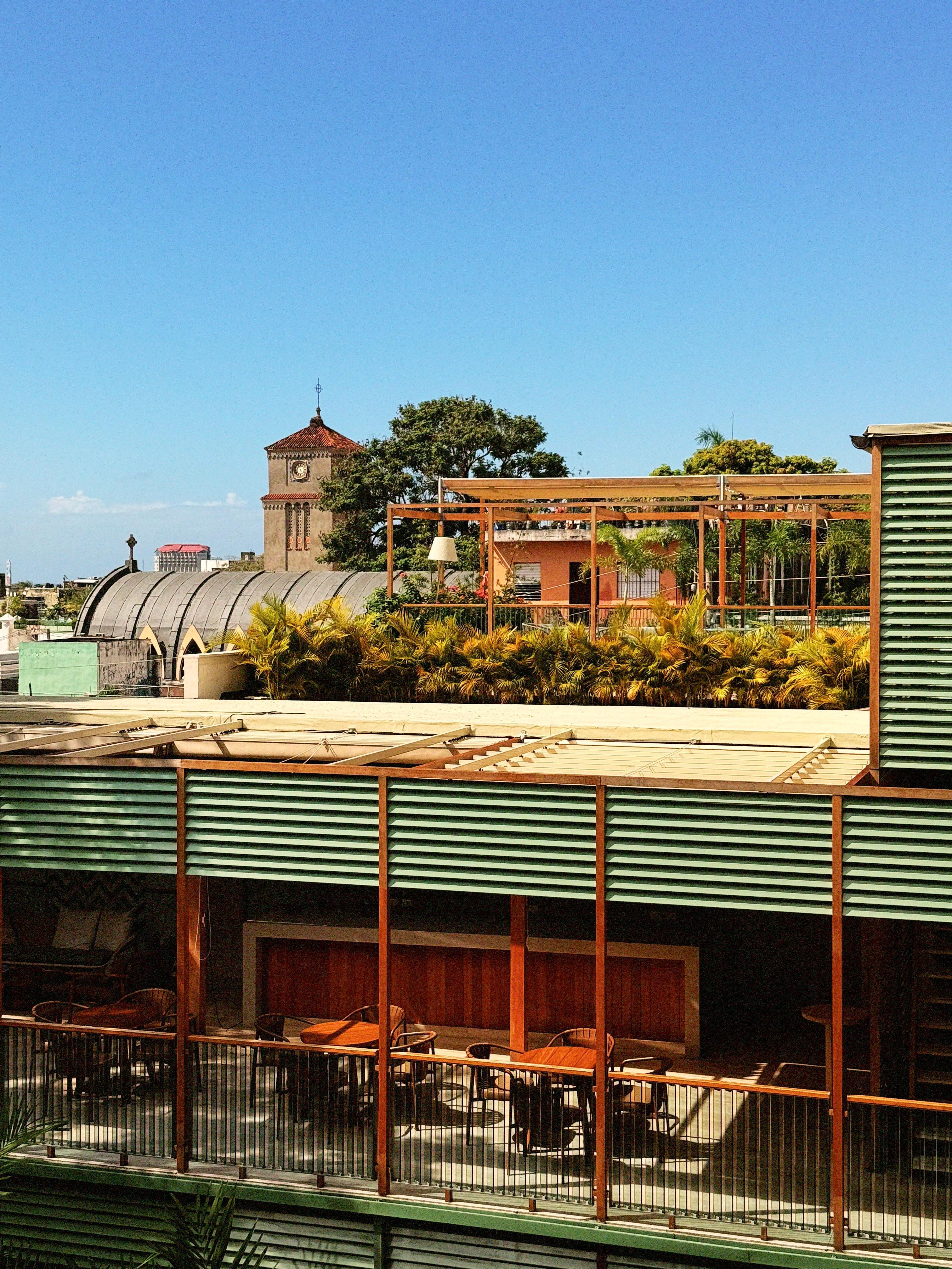 View from room hallway