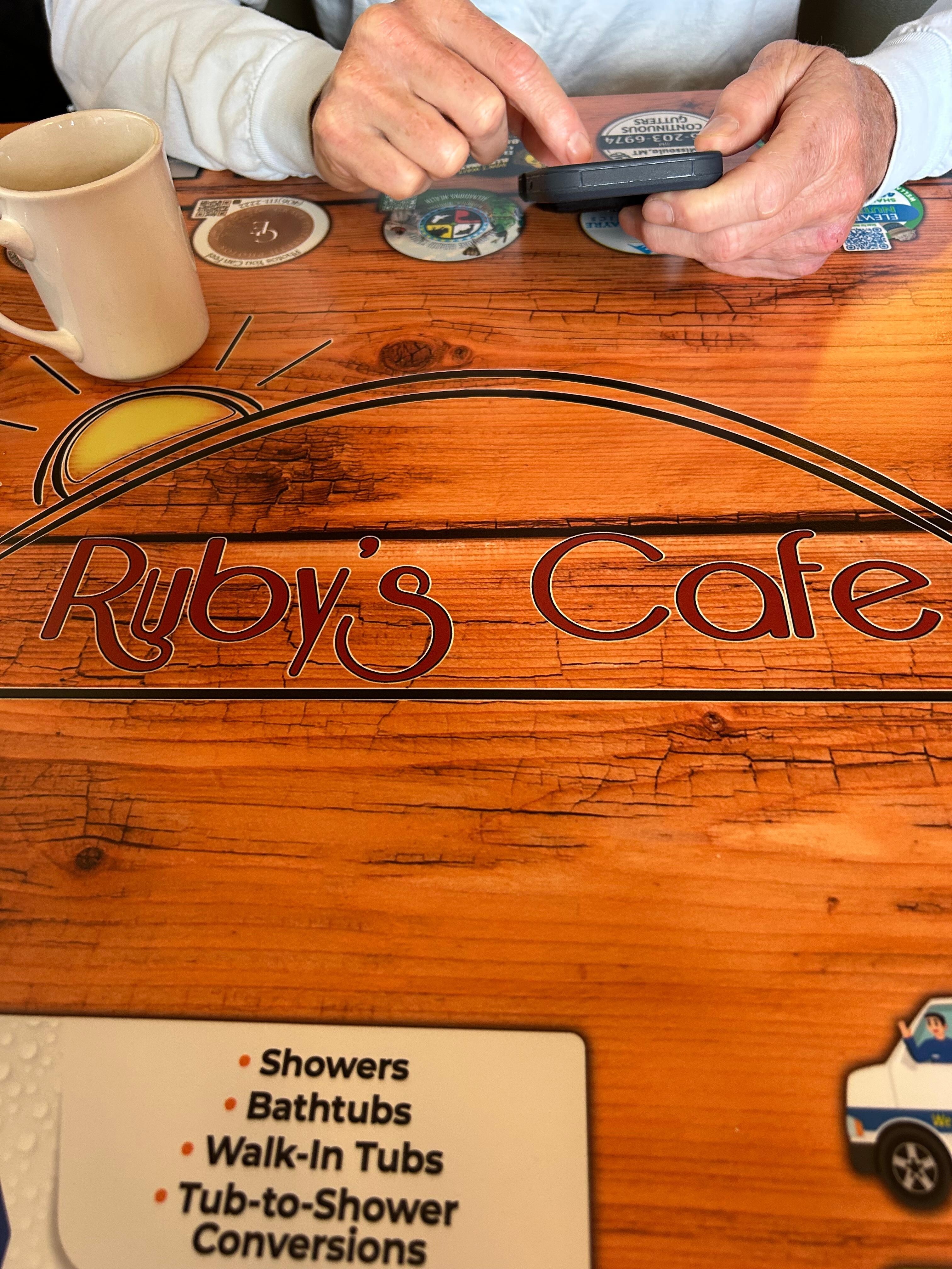 Awesome breakfast at Ruby's Cafe