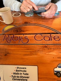 Awesome breakfast at Ruby's Cafe