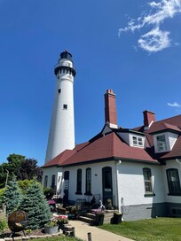 A must-see: the Wind Point Lighthouse. Also great for a beach walk.