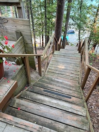 Steps to the water