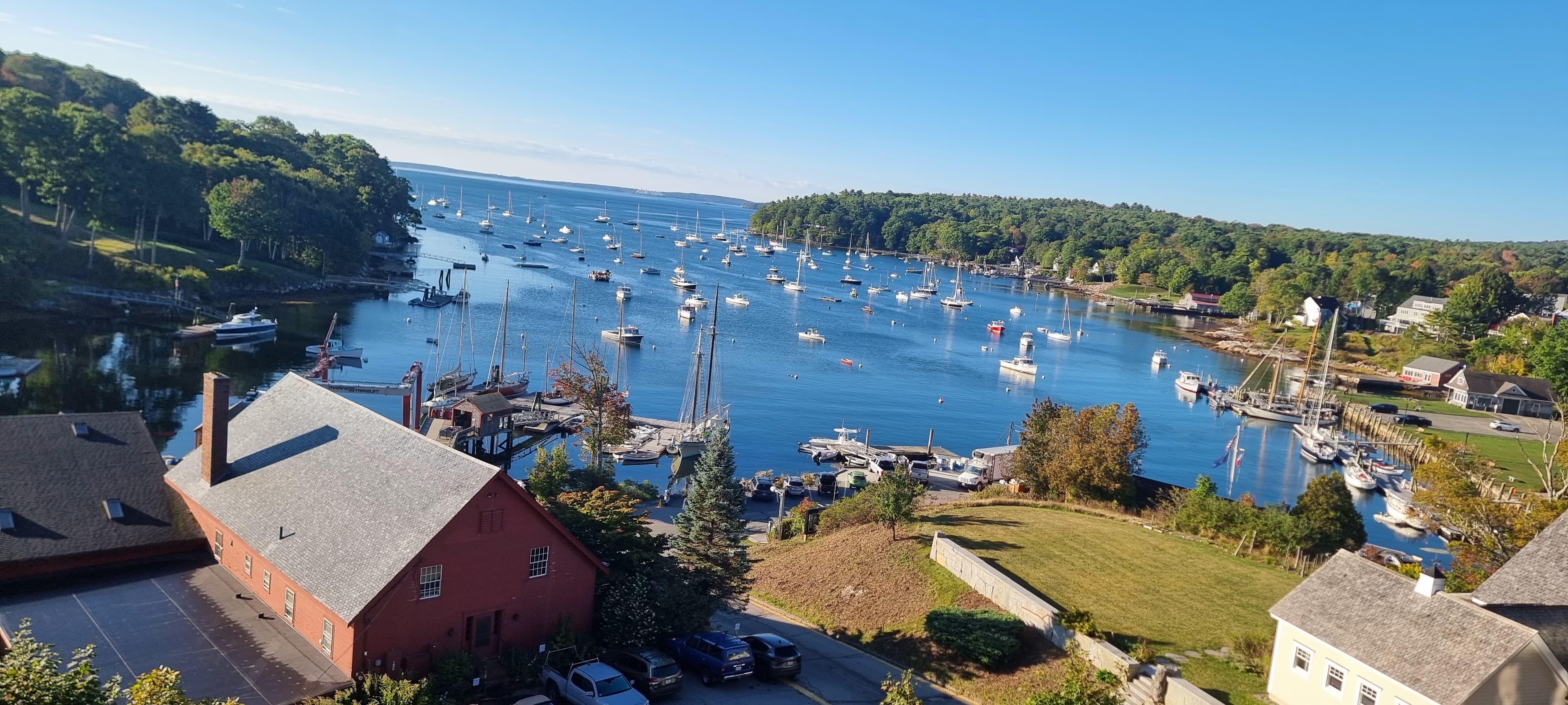Vista da sacada do quarto