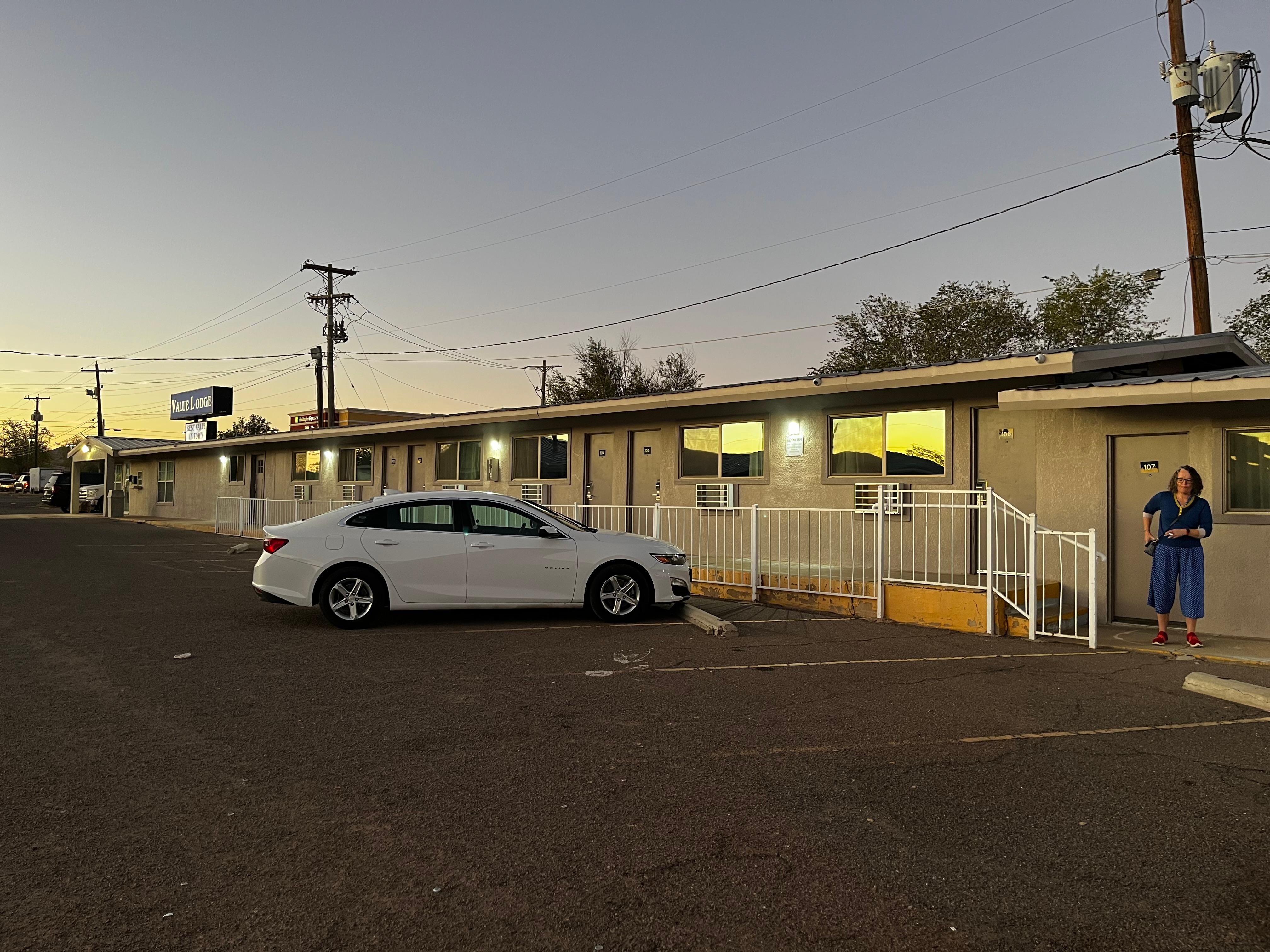 Outside view, nothing fancy, but quiet, and Rooms were nice and clean