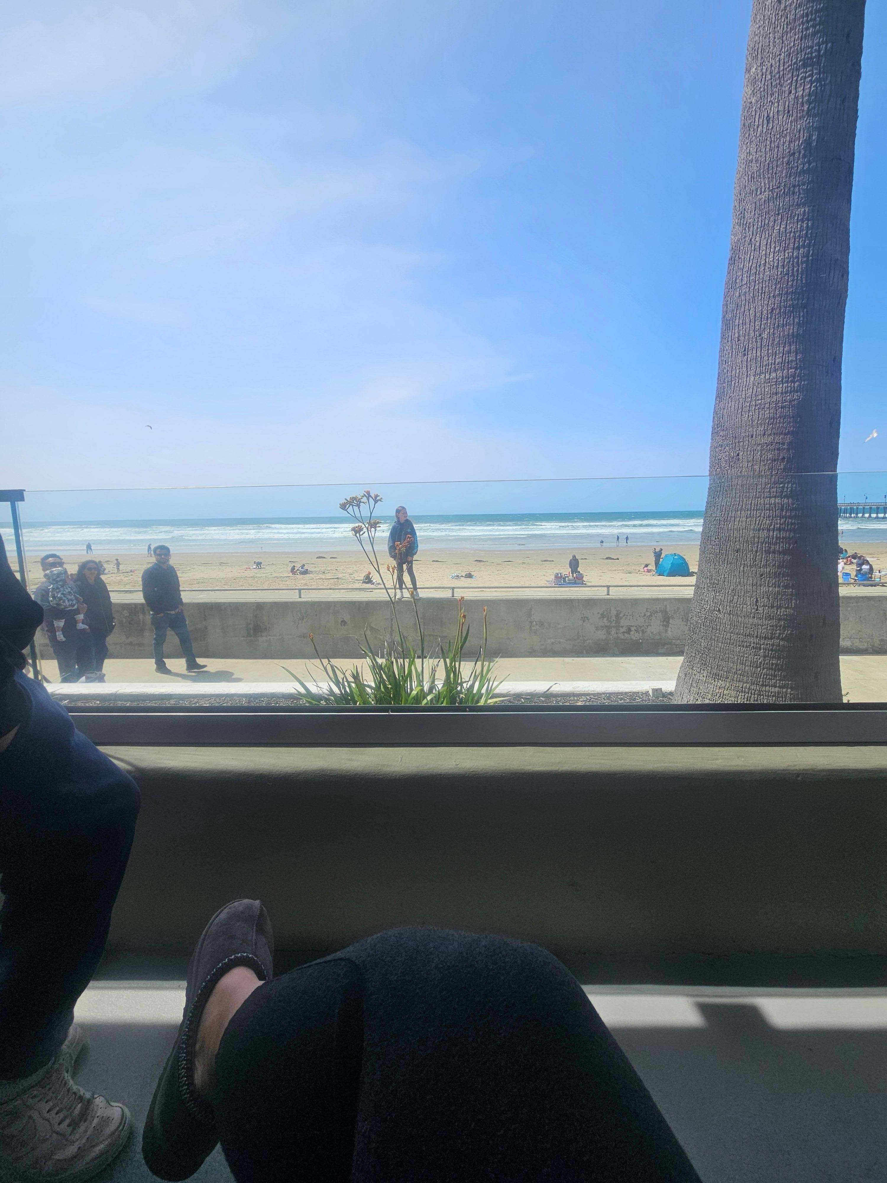 View from the room patio