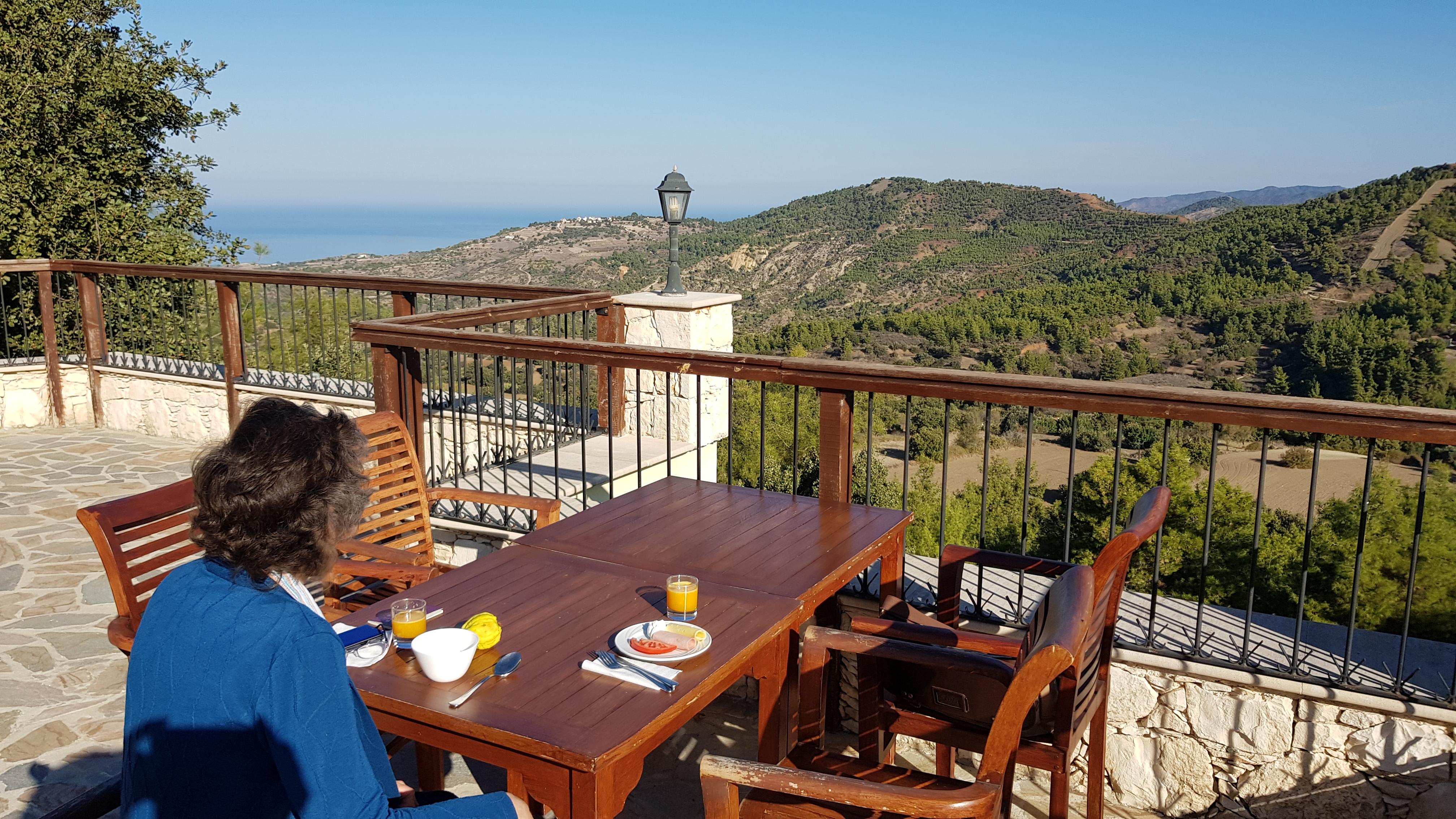 Breakfast on the terrace