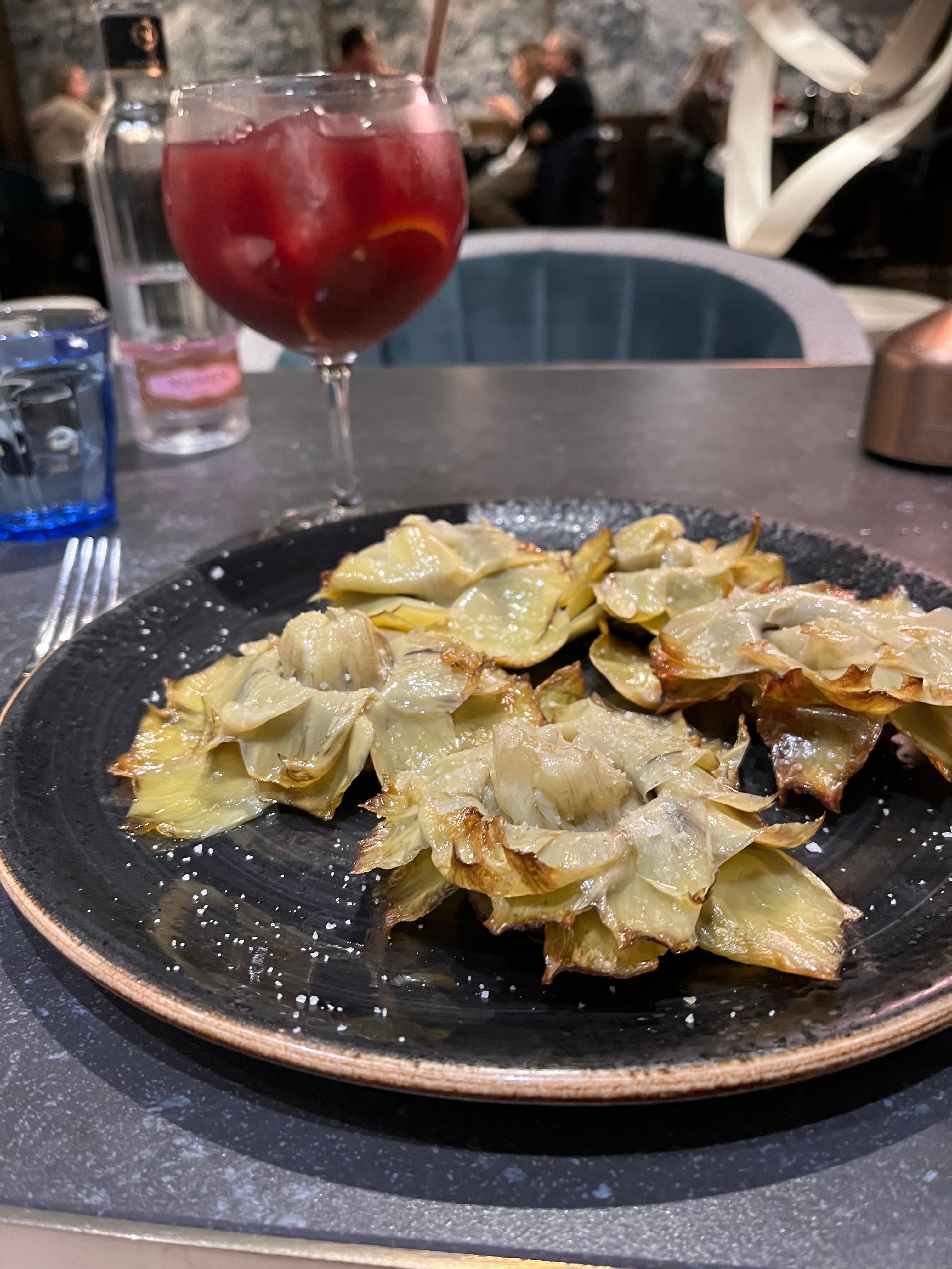 Savory artichoke flowers