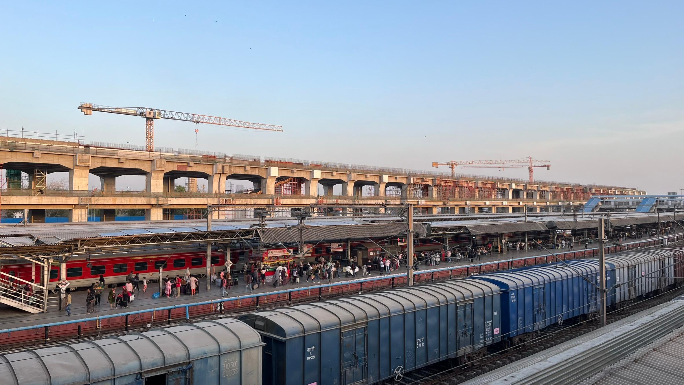 View of High-speed Rail Construction