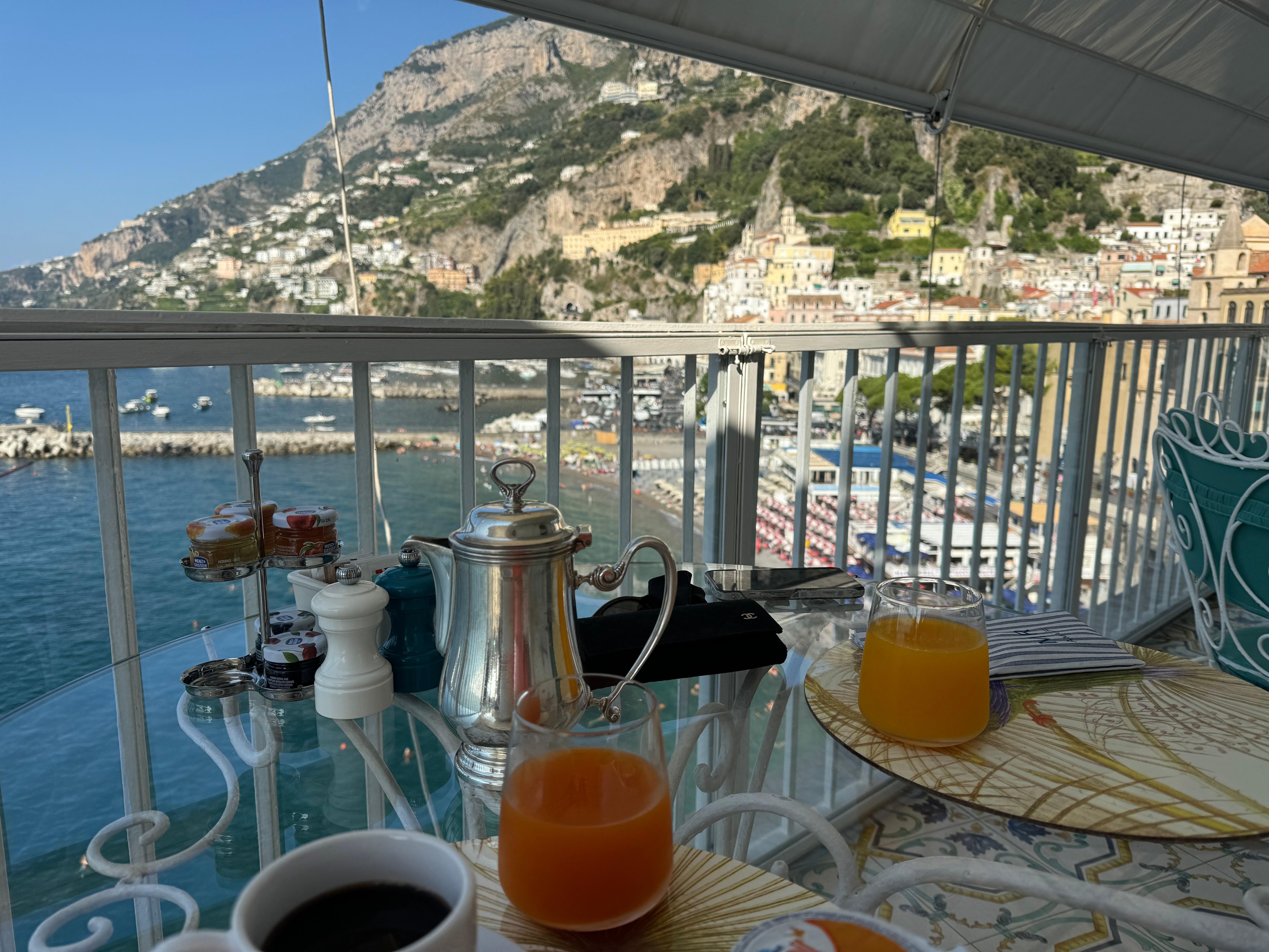 Breakfast with a view