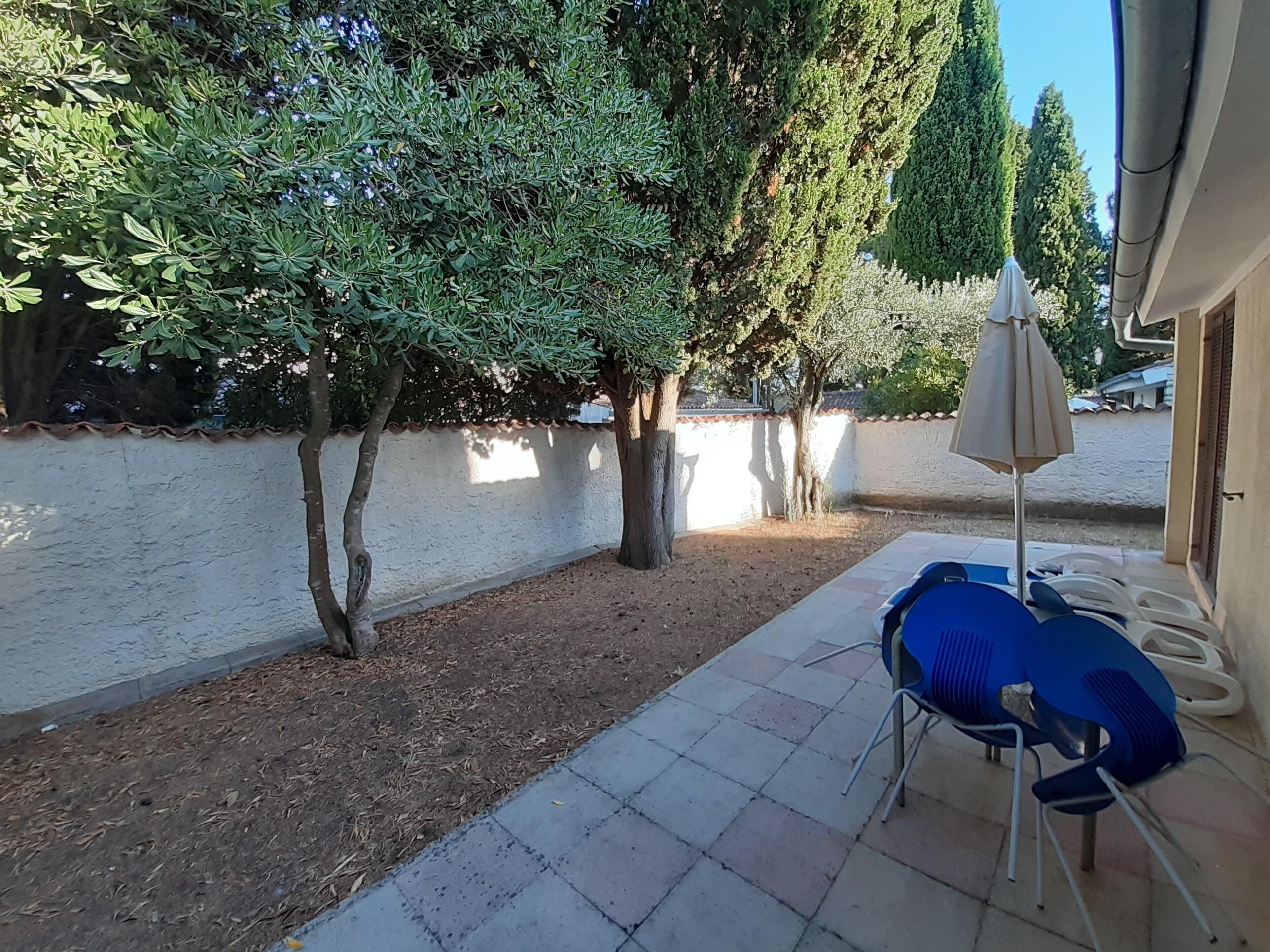 Garden patio area