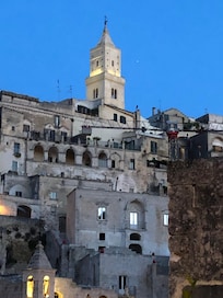 View at dusk from terrace