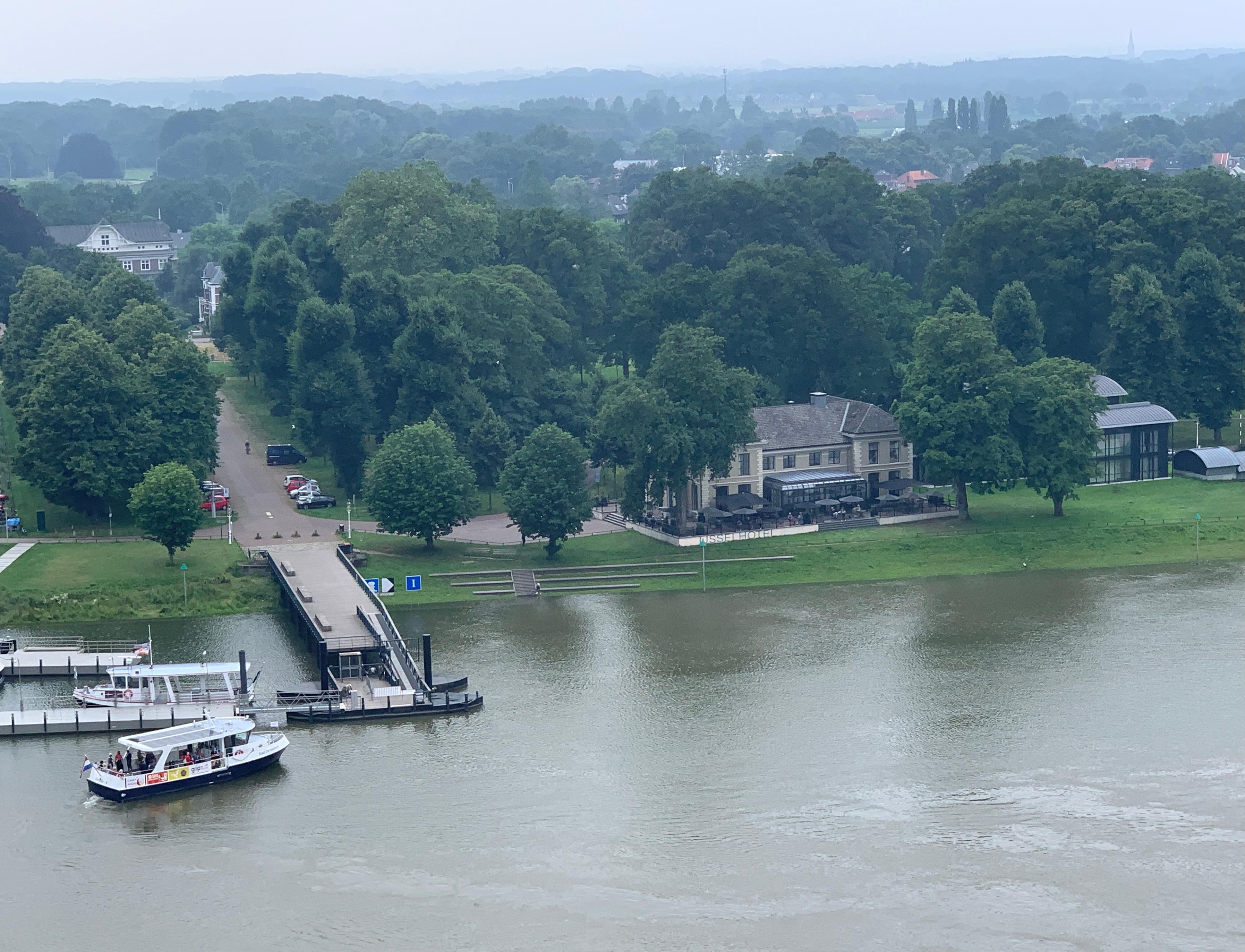 Foto taken from church tower opposite side of Amstel