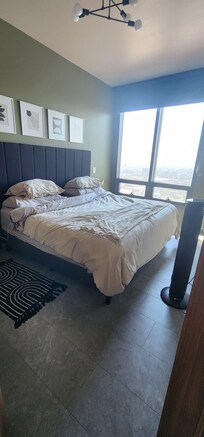 My king size bed.