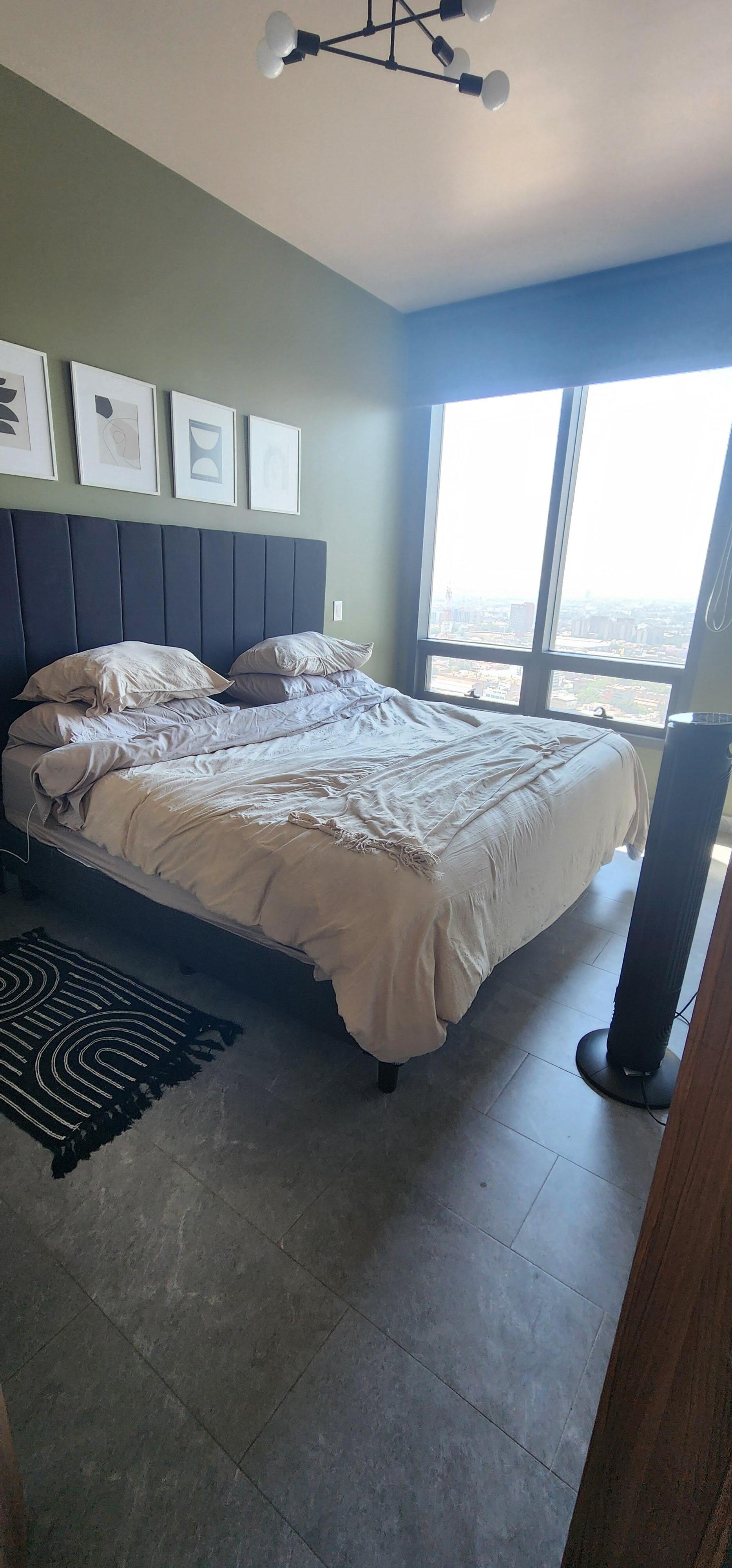 My king size bed.