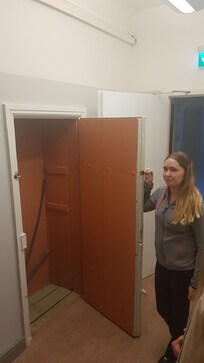 Torturkammer vist av vår fantastiske resepsjonist/ guide.