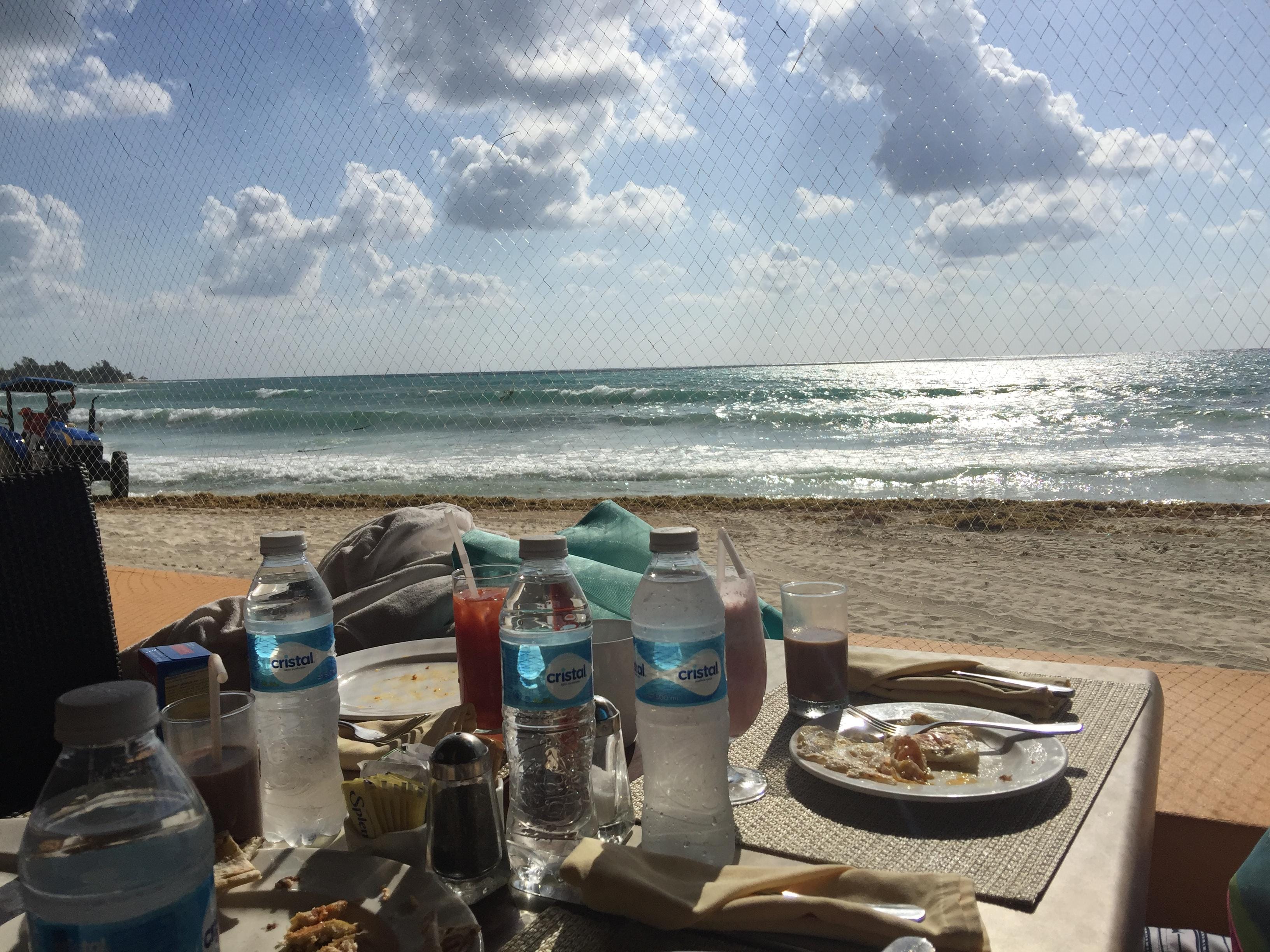 Breakfast on the beach