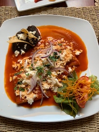 One of the many delicious breakfast choices.