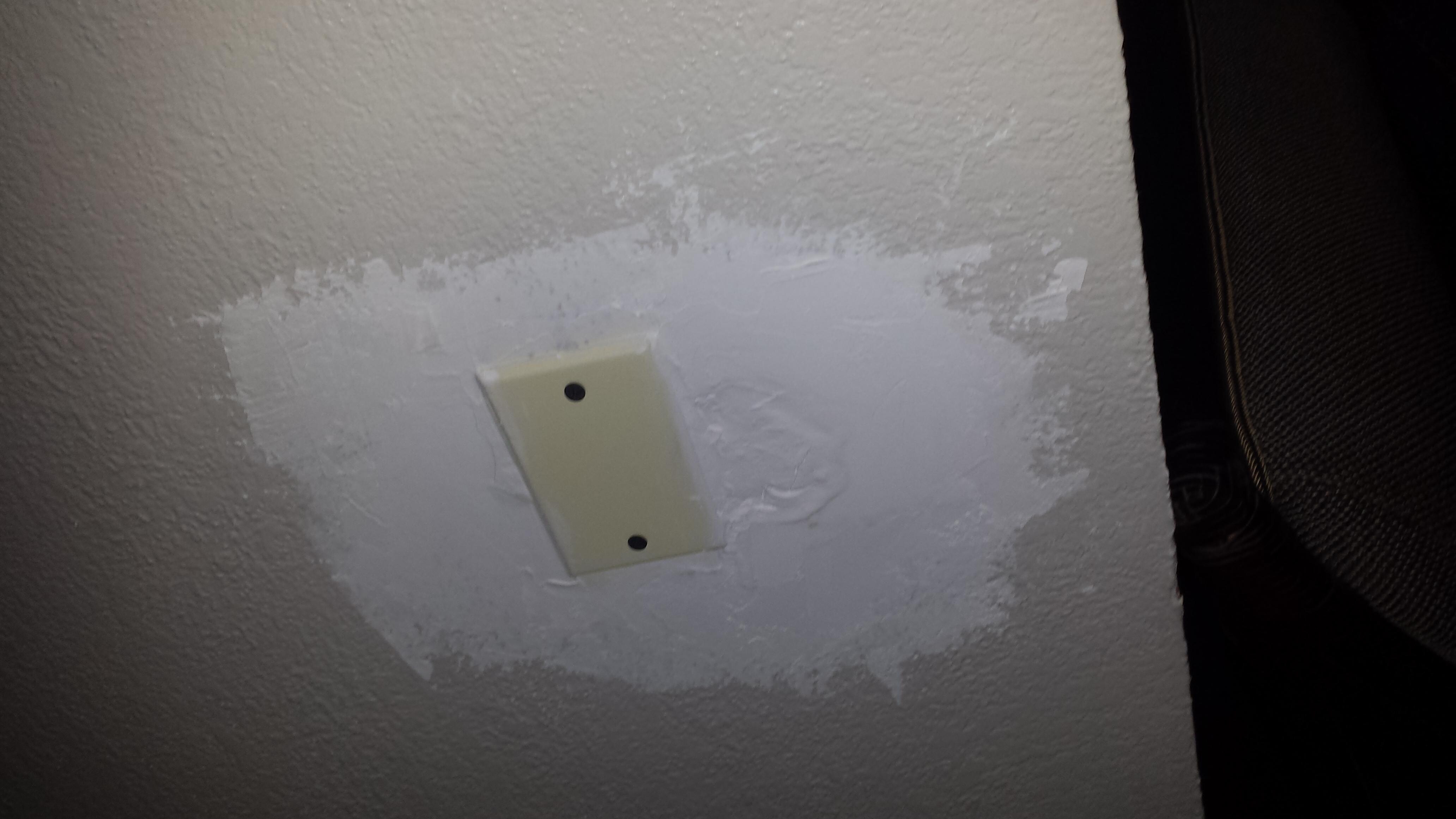 Patched walls no paint