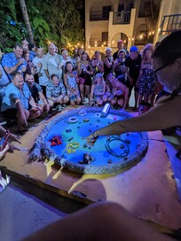 Crab races at the Nauti Crab