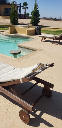 Pool cushions ripped