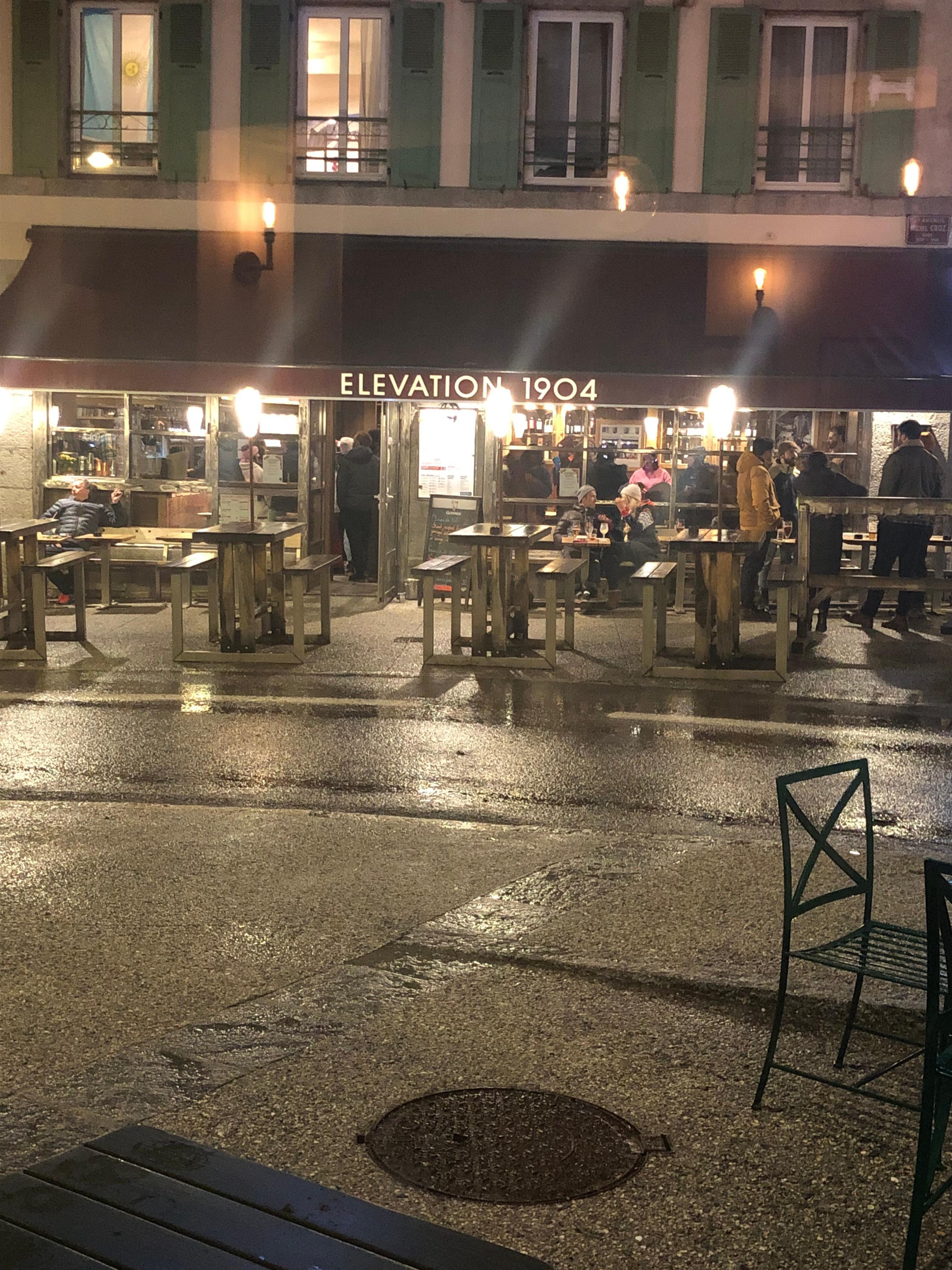 Bar next to hotel