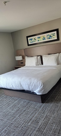 King pillow-top bed