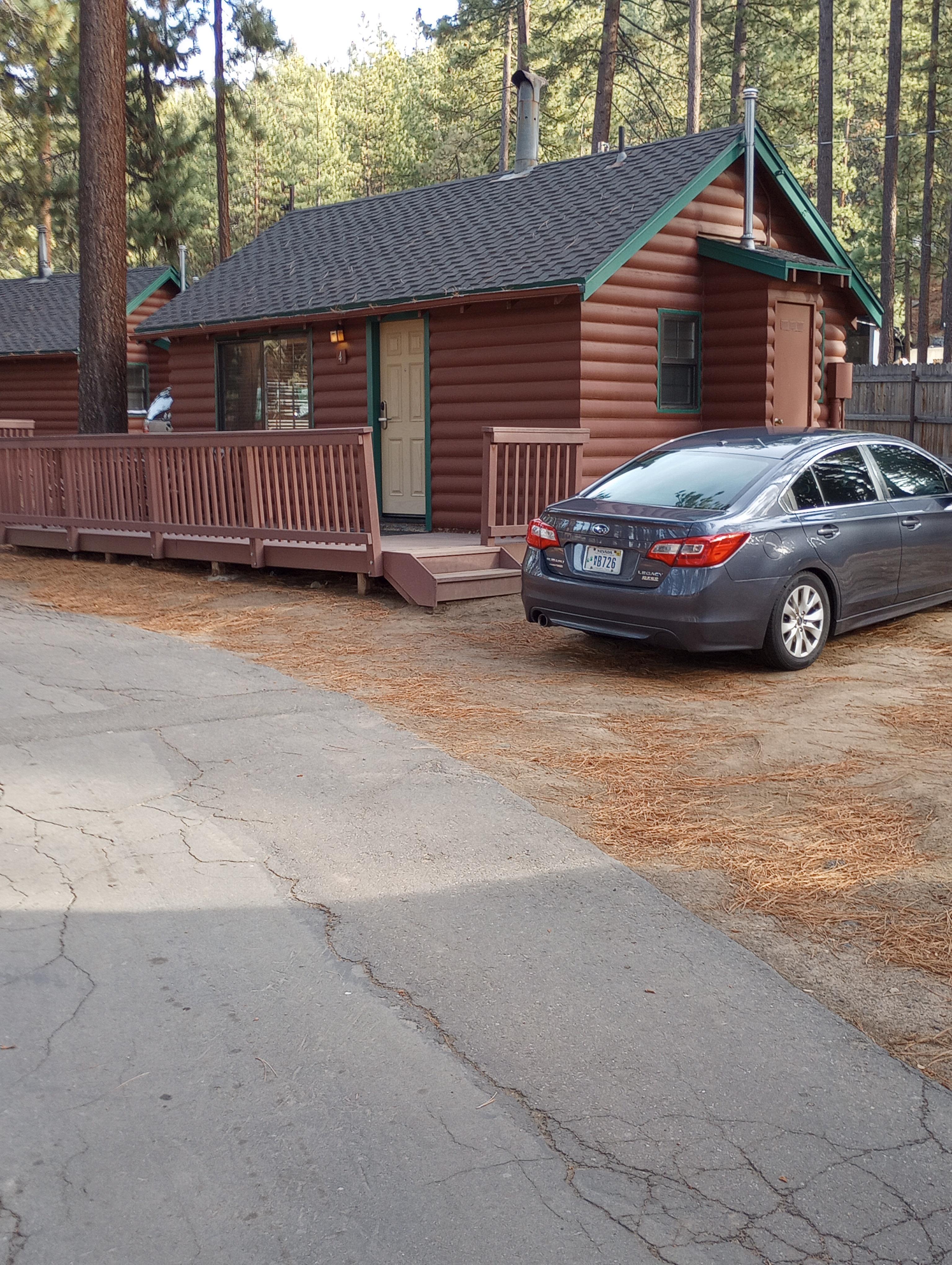 The cabin we stayed in