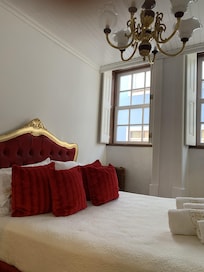 Comfy bed.